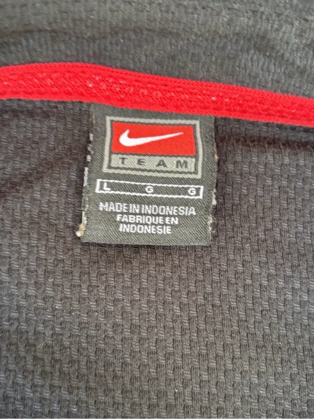 Nike Team Ohio State Buckeyes Polo Black/Red Size Large